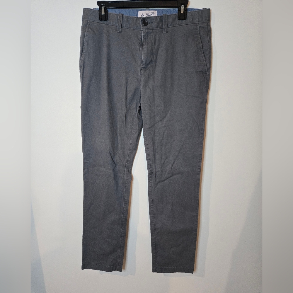 Penguin Men's Gray Dress Pants 33 X 32